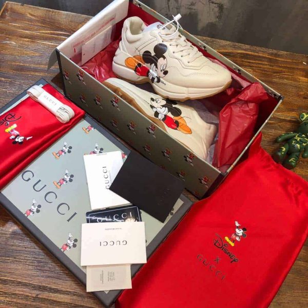 GUCCI DISNEY RHYTON MICKEY MOUSE SNEAKER - Image 6