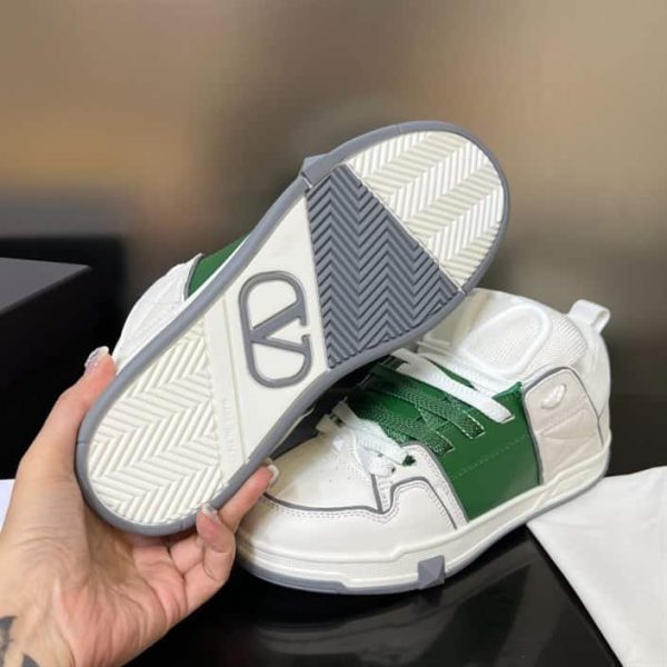 OPEN SKATE CALFSKIN AND FABRIC SNEAKER – VLS017 - Image 8