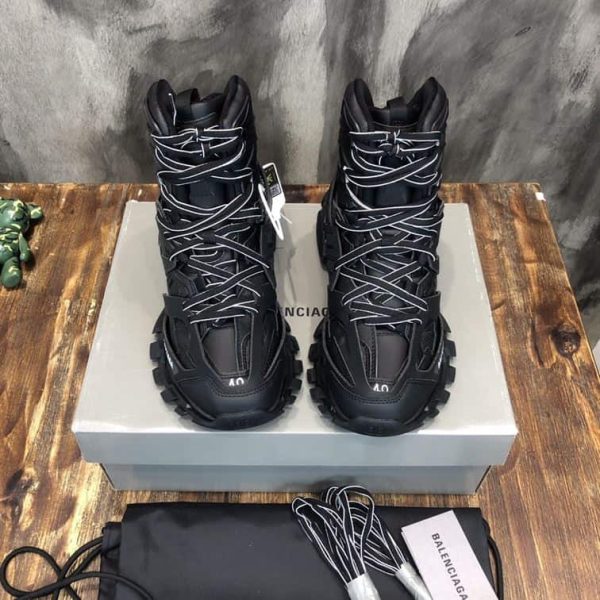MEN’S TRACK HIKE TRAINERS IN BLACK – BB64 - Image 9
