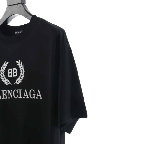 BALENCIAGA WHEAT EAR SHORT SLEEVE T SHIRT - Image 4
