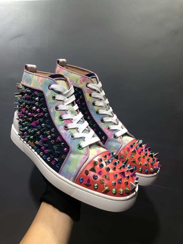 CHRISTIAN LOUBOUTIN HIGH TOP SNEAKER  – CL108 - Image 9
