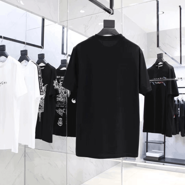 GIVENCHY RAINBOW SIGNATURE COTTON T-SHIRT – GVC4 - Image 4