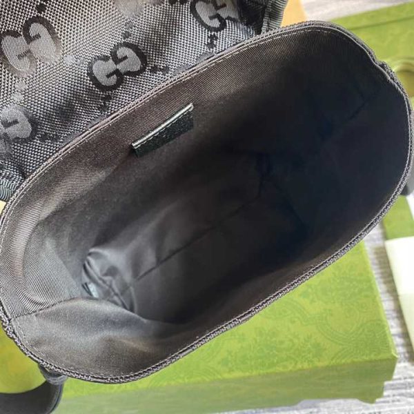 GUCCI OFF THE GRID MESSENGER BAG BLACK GG NYLON - Image 6