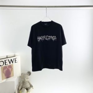 Balenciaga Drop Glue Mixed Color Foaming T-Shirt – BBS032
