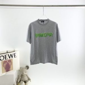 Balenciaga Drop Glue Mixed Color Foaming T-Shirt – BBS033
