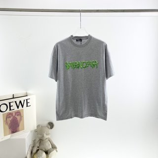 Balenciaga Drop Glue Mixed Color Foaming T-Shirt – BBS033