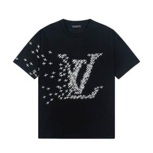 Small Airplane Logo Round Neck Printing Short Sleeve T-Shirt – LSVT73