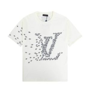 Small Airplane Logo Round Neck Printing Short Sleeve T-Shirt – LSVT74