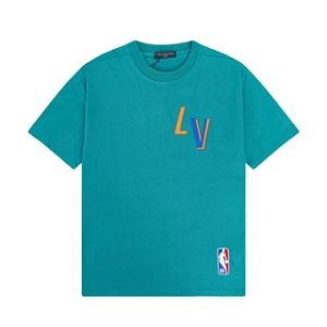 LV x NBA New Logo Letter Printing Classic Short-Sleeved T-shirt – LSVT80