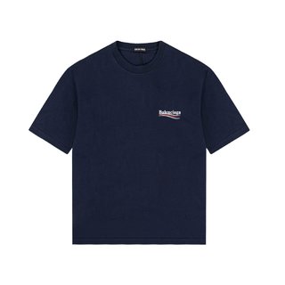 BALENCIAGA CLASSIC NAVY COKE SHORT SLEEVE – BBS053
