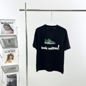 Louis Vuitton T-shirt LV shoes embroidery – LSVT98
