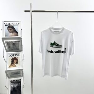 Louis Vuitton T-shirt LV shoes embroidery – LSVT99