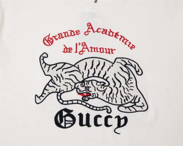 GUCCI ZHANG TSAI TWISTED TIGER T-SHIRT – GCS162 - Image 2