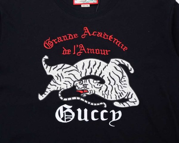 GUCCI ZHANG TSAI TWISTED TIGER T-SHIRT – GCS163 - Image 5
