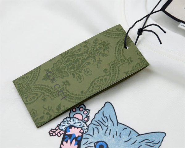 GUCCI UPSIDE-DOWN CAT T-SHIRT – GCS158 - Image 6
