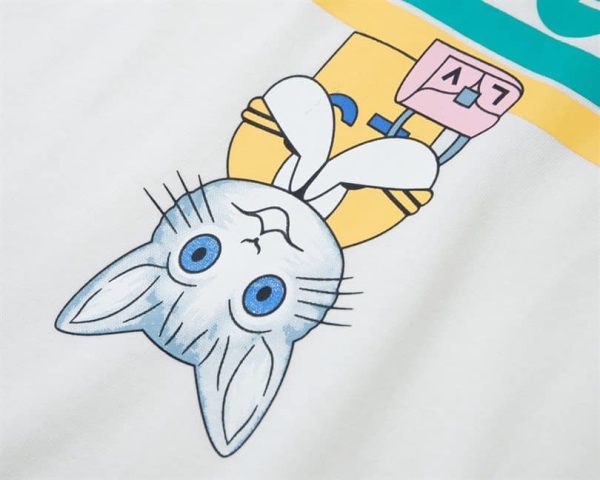 GUCCI UPSIDE-DOWN CAT T-SHIRT – GCS158 - Image 4