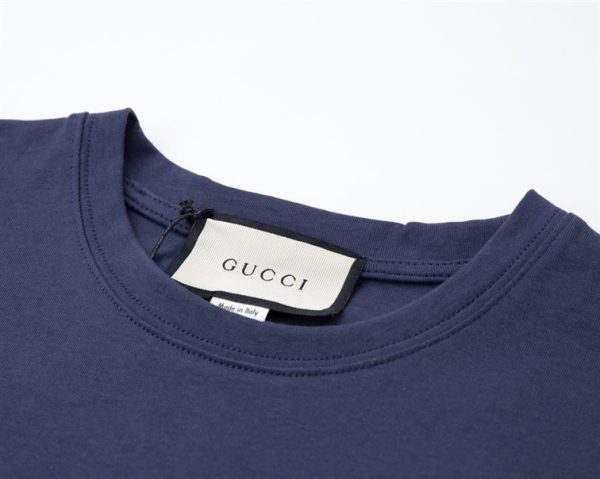 GUCCI INTERLOCKING G STAR PRINT COTTON T-SHIRT – GCS155 - Image 6