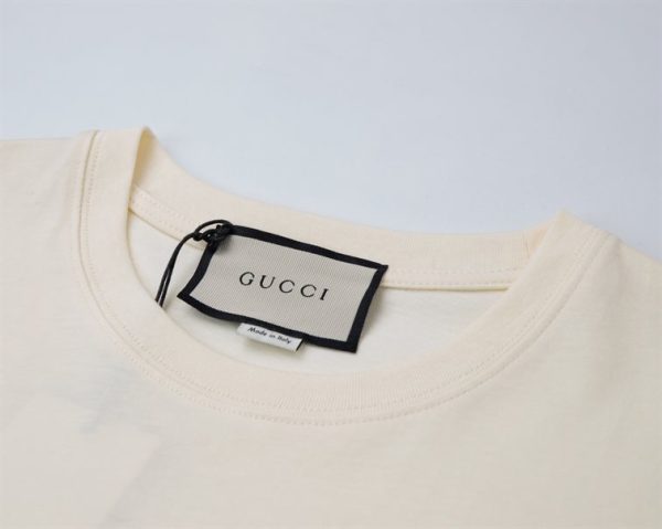 GUCCI INTERLOCKING G STAR PRINT COTTON T-SHIRT – GCS153 - Image 8