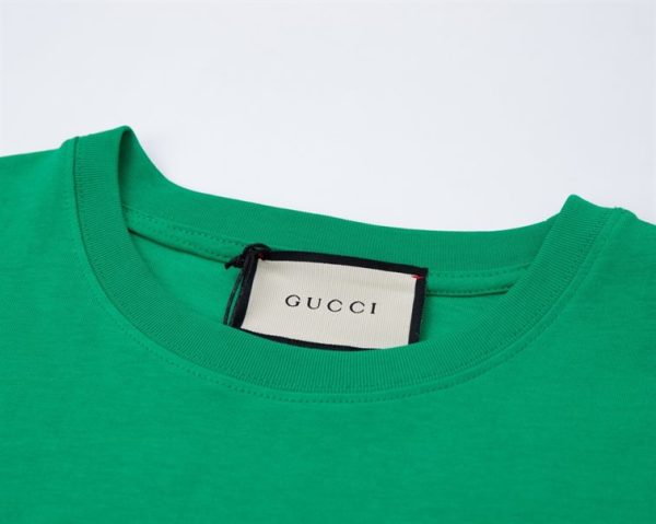GUCCI INTERLOCKING G STAR PRINT COTTON T-SHIRT – GCS154 - Image 4