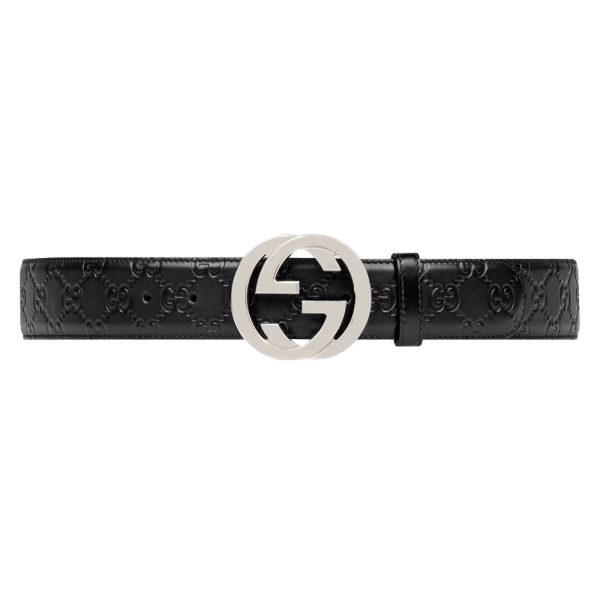 GUCCI SIGNATURE LEATHER BELT – B0145