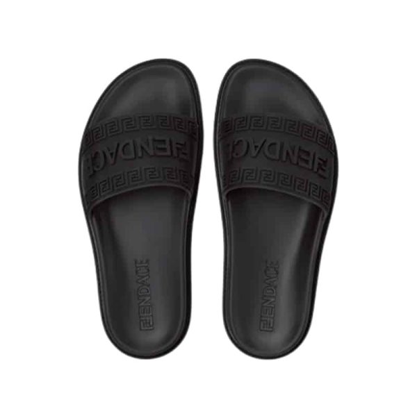 Versace Fendace Logo Sliders In Black – VBS001