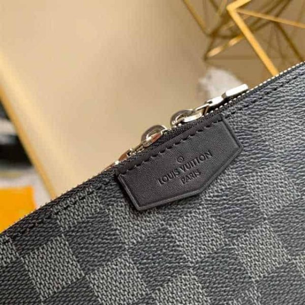 LOUIS VUITTON ALPHA WEARABLE WALLET DAMIER GRAPHITE CANVAS N60418 - Image 4