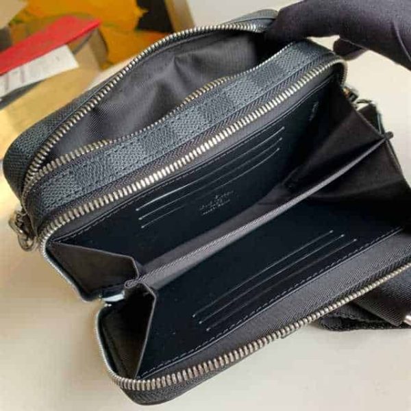 LOUIS VUITTON ALPHA WEARABLE WALLET DAMIER GRAPHITE CANVAS N60418 - Image 5