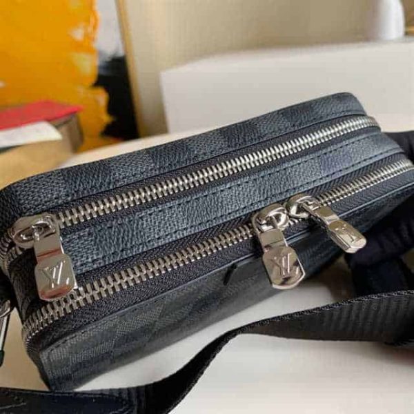 LOUIS VUITTON ALPHA WEARABLE WALLET DAMIER GRAPHITE CANVAS N60418 - Image 8
