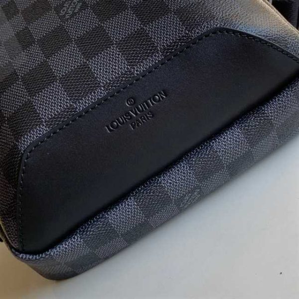 LOUIS VUITTON AVENUE SLING BAG WHITE DAMIER GRAPHITE GIANT N40403 - Image 9