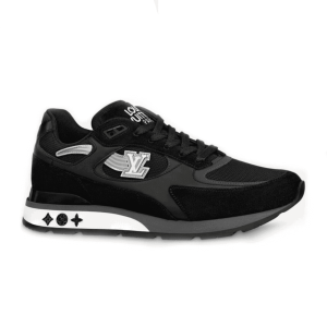 LOUIS VUITTON BLACK INITIALS ‘RUN AWAY’ SNEAKERS – LSVT272