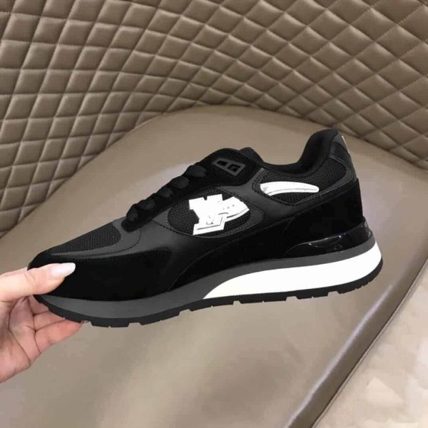 LOUIS VUITTON BLACK INITIALS ‘RUN AWAY’ SNEAKERS – LSVT272 - Image 3