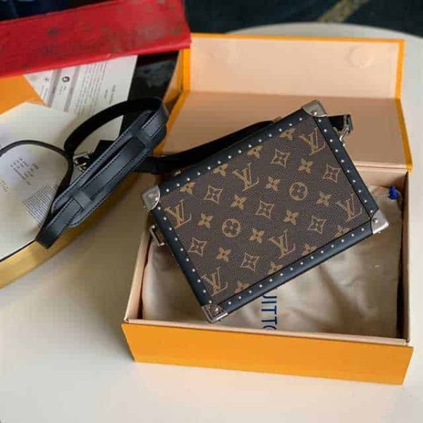 LOUIS VUITTON CLUTCH BOX MONOGRAM ECLIPSE CANVAS M20252 - Image 8
