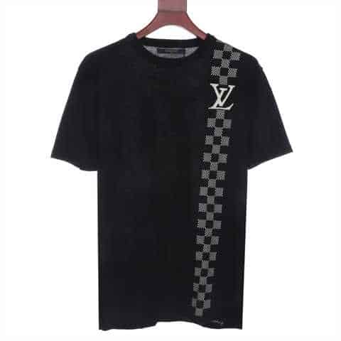 Louis Vuitton Damier Stripe Jacquard T-Shirt – LSVT48
