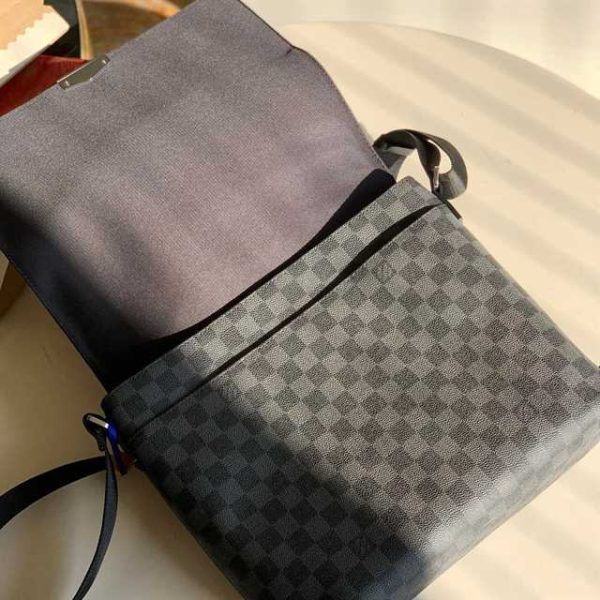 LOUIS VUITTON DISTRICT MM DAMIER GRAPHITE CANVAS N40350 - Image 9