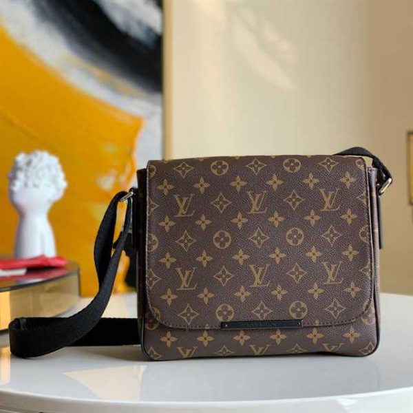 LOUIS VUITTON DISTRICT PM MESSENGER BAG MONOGRAM MACASSAR CANVAS M40935 - Image 2