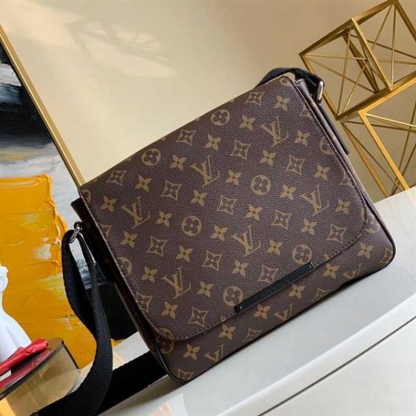LOUIS VUITTON DISTRICT PM MESSENGER BAG MONOGRAM MACASSAR CANVAS M40935 - Image 6