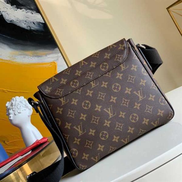 LOUIS VUITTON DISTRICT PM MESSENGER BAG MONOGRAM MACASSAR CANVAS M40935 - Image 8