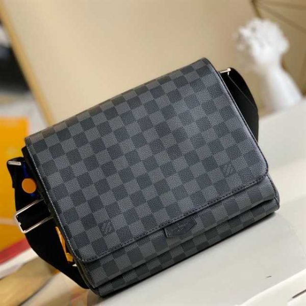 LOUIS VUITTON FLAP MESSENGER DAMIER GRAPHITE CANVAS N40418 - Image 5