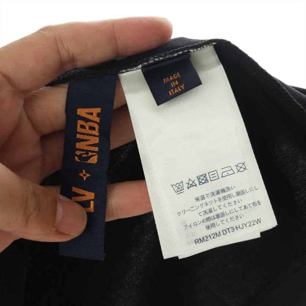 Louis Vuitton NBA Front And Black Print T-Shirt – LSVTS01 - Image 3