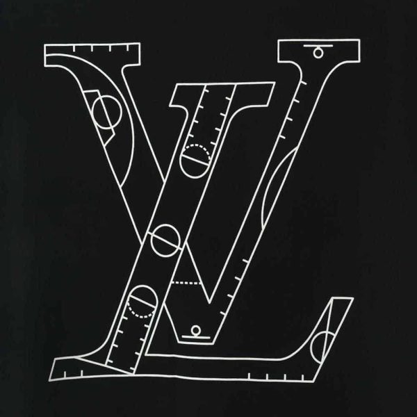 Louis Vuitton NBA Front And Black Print T-Shirt – LSVTS01 - Image 6