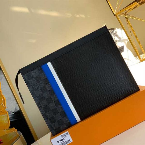 LOUIS VUITTON POCHETTE VOYAGE MM EPI DAMIER GRAPHITE M56827 - Image 5