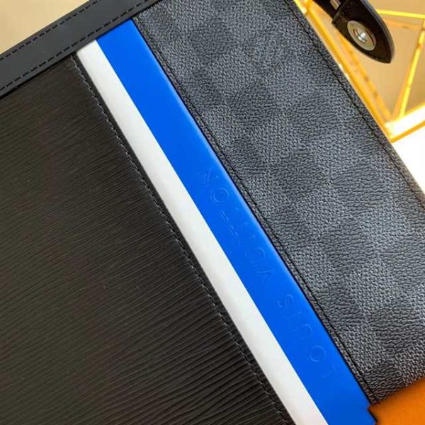 LOUIS VUITTON POCHETTE VOYAGE MM EPI DAMIER GRAPHITE M56827 - Image 6