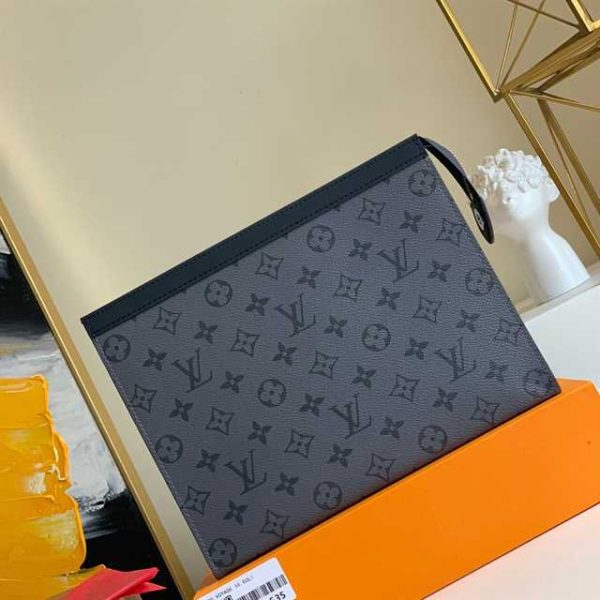 LOUIS VUITTON POCHETTE VOYAGE MM MONOGRAM ECLIPSE CANVAS M69535 - Image 2