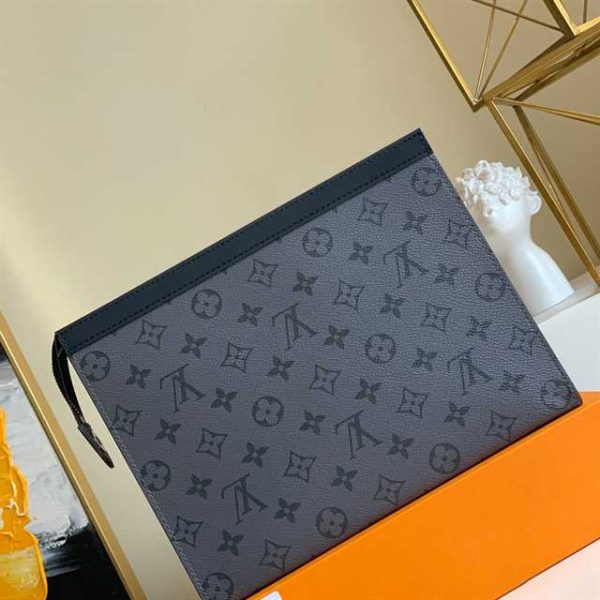 LOUIS VUITTON POCHETTE VOYAGE MM MONOGRAM ECLIPSE CANVAS M69535 - Image 7