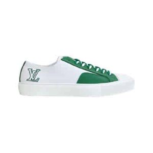 Louis Vuitton Tattoo Sneakers Green Grained Calf Leather – LSVT114