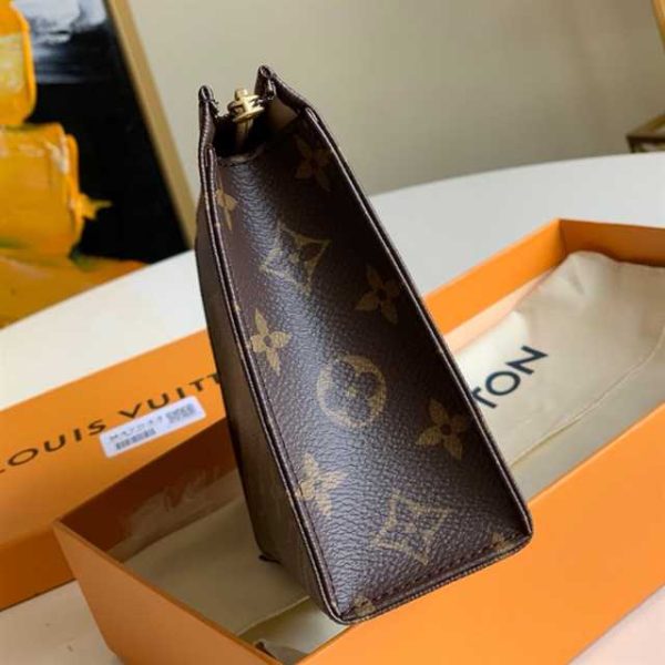LOUIS VUITTON TOILETRY POUCH 19 MONOGRAM CANVAS IN BROWN M47544 - Image 7