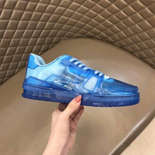 LOUIS VUITTON TRAINER SNEAKER IN BLUE – LSVT282 - Image 2