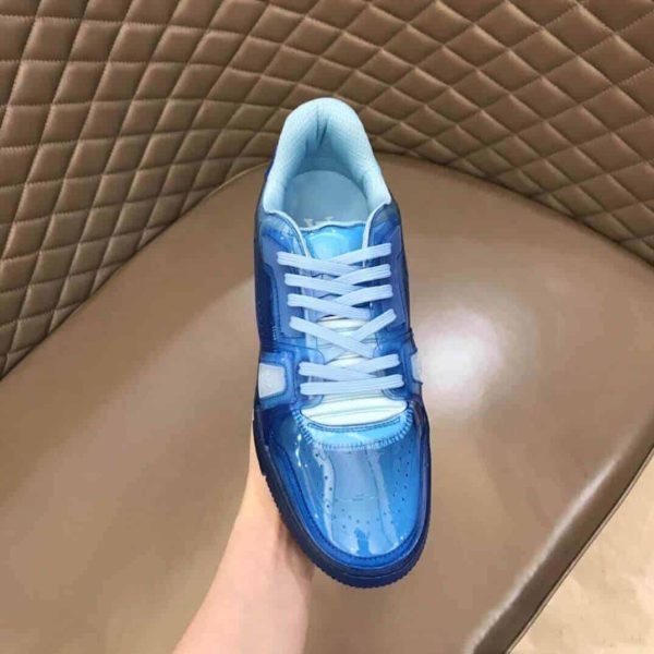 LOUIS VUITTON TRAINER SNEAKER IN BLUE – LSVT282 - Image 4