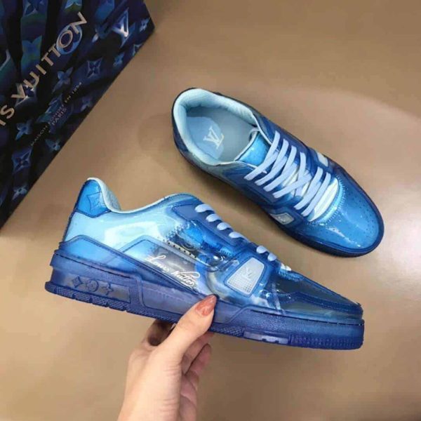 LOUIS VUITTON TRAINER SNEAKER IN BLUE – LSVT282 - Image 5