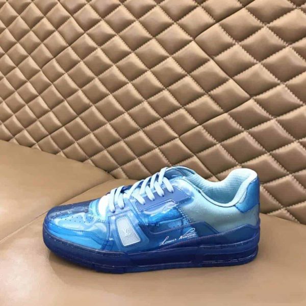 LOUIS VUITTON TRAINER SNEAKER IN BLUE – LSVT282 - Image 6